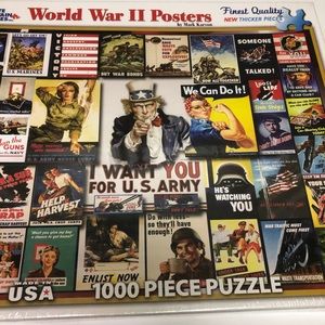 White Mountain 2011 Puzzle World War II Puzzle 🧩 Posters